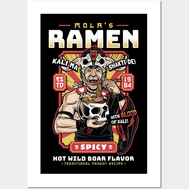 Ramen of Doom v2 (helmet) Wall Art by Olipop